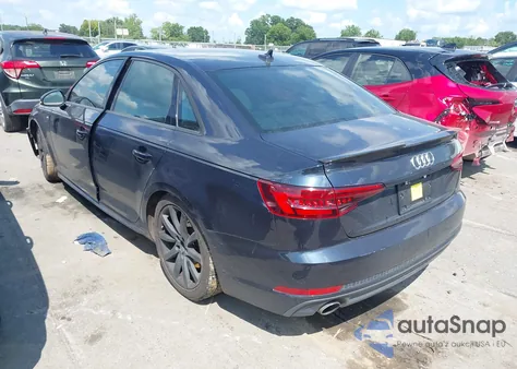 2018 Audi A4 2.0T Tech Ultra Premium/2.0T Ultra Premium z USA, uszkodzony, nr VIN WAUKMAF45JA075556